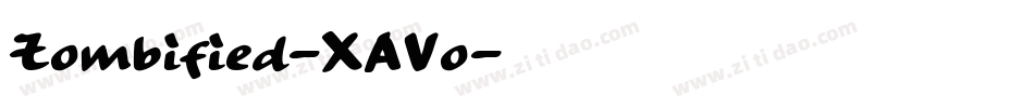 Zombified-XAVo字体转换