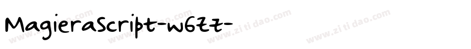 MagieraScript-w6Zz字体转换