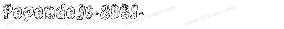 Pependejo-8D5J字体转换