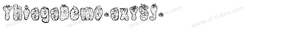 ThiagaDemo-axY5J字体转换