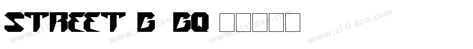 Street-G0gq字体转换