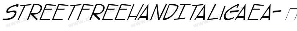 StreetFreehandItalic-AeA字体转换