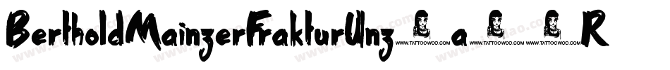 BertholdMainzerFrakturUnz1a-8RXn字体转换