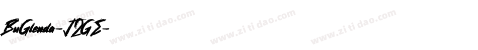 BuGlenda-J2GE字体转换