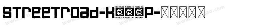 Streetroad-K701p字体转换