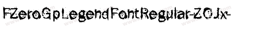 FZeroGpLegendFontRegular-ZOJx字体转换