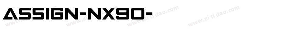 Assign-nX9O字体转换 Assign-nX9O字体转换