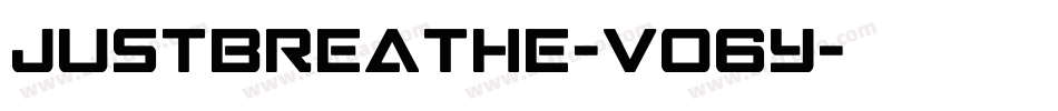JustBreathe-vO6y字体转换