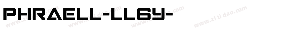Phraell-ll6y字体转换