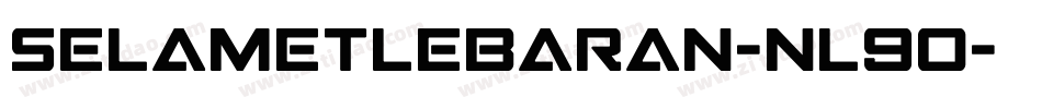 SelametLebaran-nl9O字体转换