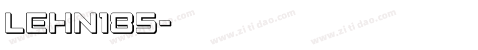 LEHN185字体转换
