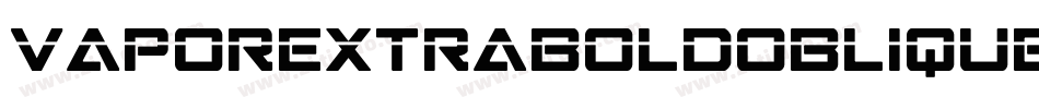 VaporExtraboldOblique-v7A9字体转换 VaporExtraboldOblique-v7A9字体转换