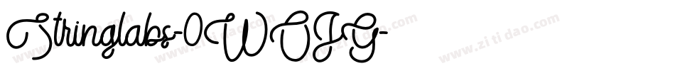 Stringlabs-0WOJG字体转换