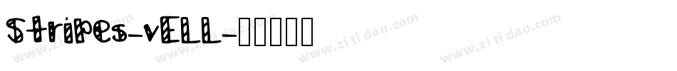 Stripes-vELL字体转换