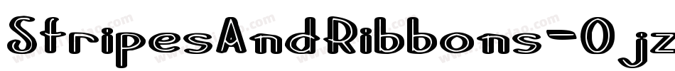 StripesAndRibbons-OjzA字体转换