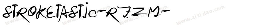 Stroketastic-R7ZM字体转换