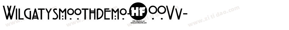 Wilgatysmoothdemo-2OOVv字体转换
