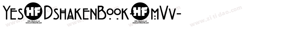 Yes3DshakenBook-1mVv字体转换