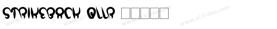 StrikeBack-qLLr字体转换