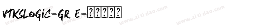 VtksLogic-gR8E字体转换 VtksLogic-gR8E字体转换