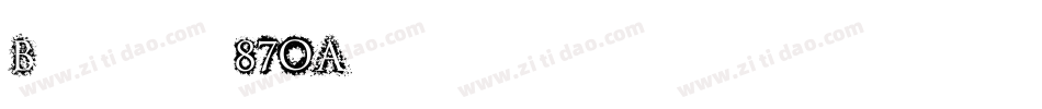Brightfuture-87OA字体转换