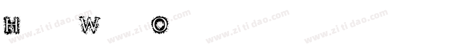 HousefullWords-zzOa字体转换