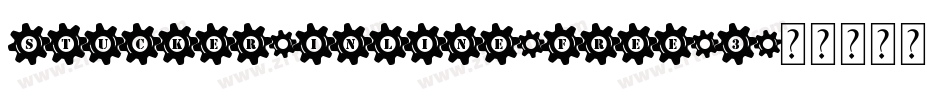 Stucker-inline-FREE-3字体转换