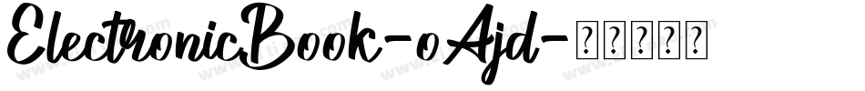 ElectronicBook-oAjd字体转换