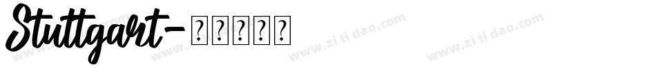 Stuttgart字体转换