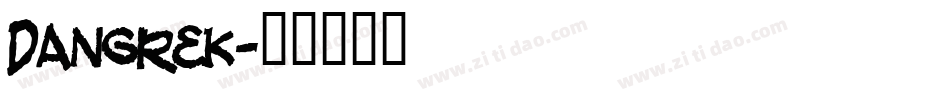 Dangrek字体转换