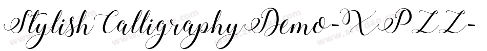 StylishCalligraphyDemo-XPZZ字体转换