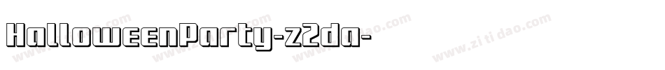 HalloweenParty-z2da字体转换