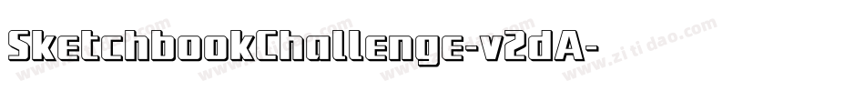SketchbookChallenge-v2dA字体转换 SketchbookChallenge-v2dA字体转换