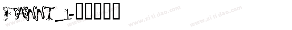 FANNT_1字体转换