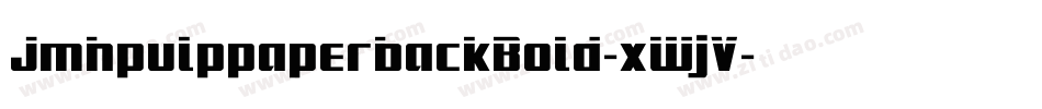 JmhpulppaperbackBold-xWjV字体转换