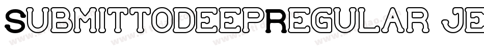 SubmittodeepRegular-jepO字体转换