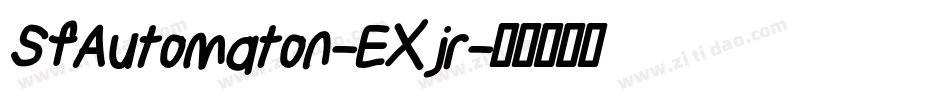 SfAutomaton-EXjr字体转换