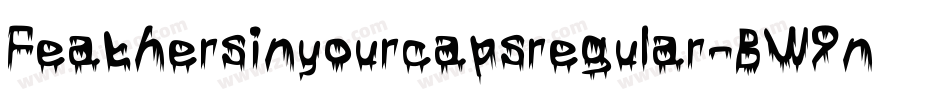 Feathersinyourcapsregular-BW9n字体转换