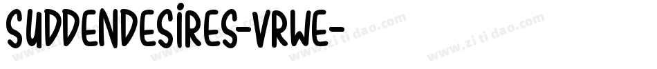 SuddenDesires-vrwE字体转换