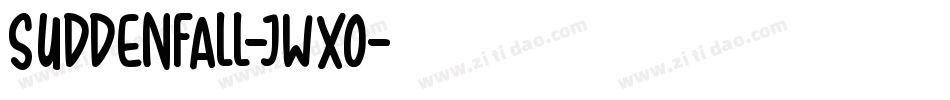 SuddenFall-JWxo字体转换