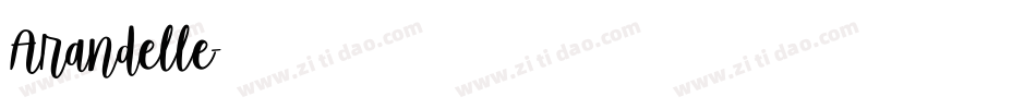 Arandelle字体转换