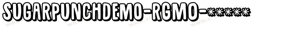 Sugarpunchdemo-rGMO字体转换