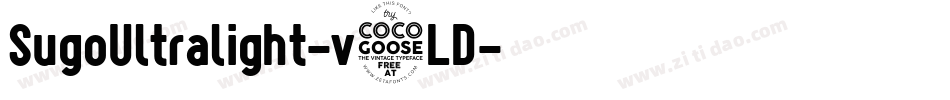 SugoUltralight-v5LD字体转换 SugoUltralight-v5LD字体转换