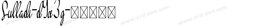 Sulladi-d9x3g字体转换 Sulladi-d9x3g字体转换