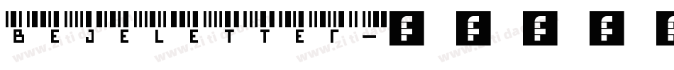 Bejeletter字体转换