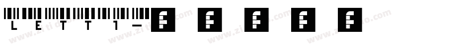 LETT1字体转换