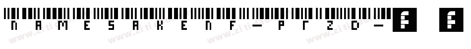 NamesakeNf-pRzd字体转换