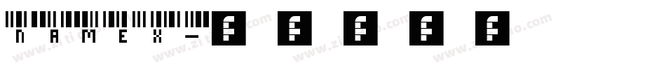namex字体转换