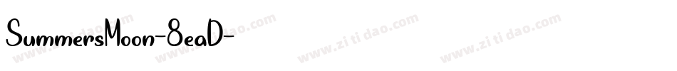 SummersMoon-8eaD字体转换