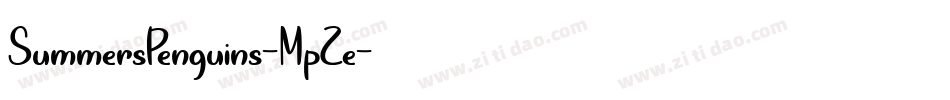SummersPenguins-MpZe字体转换